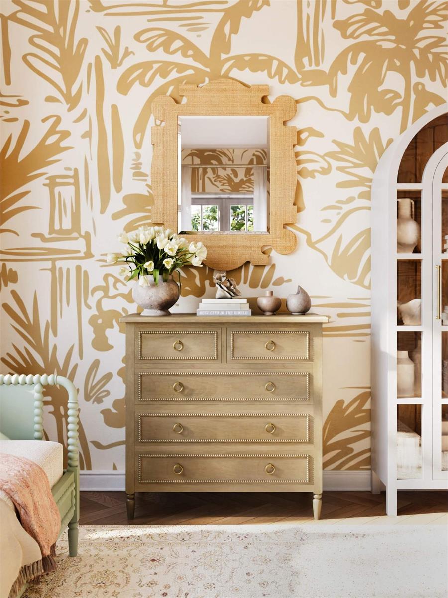 Bramble Cholet 5 Drawer Dresser — Fruit Wood