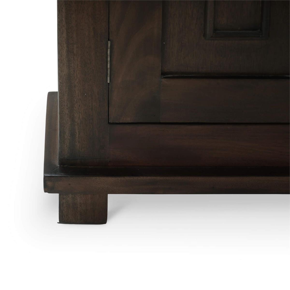 Bramble Osborn Narrow 2 Door Cabinet — Dark Walnut