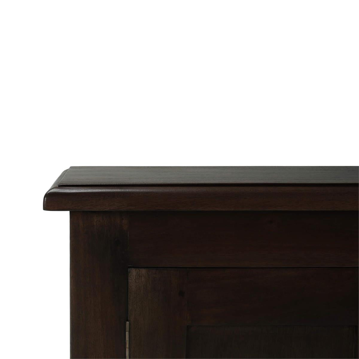 Bramble Osborn Narrow 2 Door Cabinet — Dark Walnut