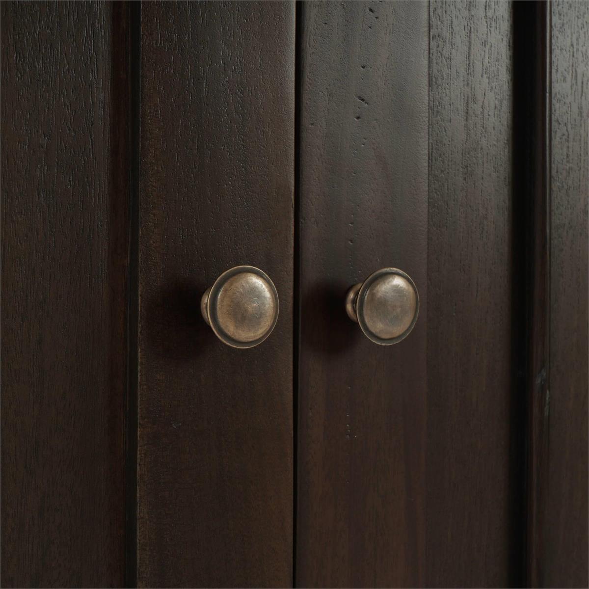 Bramble Osborn Narrow 2 Door Cabinet — Dark Walnut