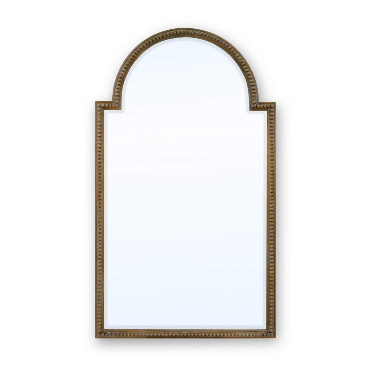 Bramble Cholet Curved Mirror — Straw Wash