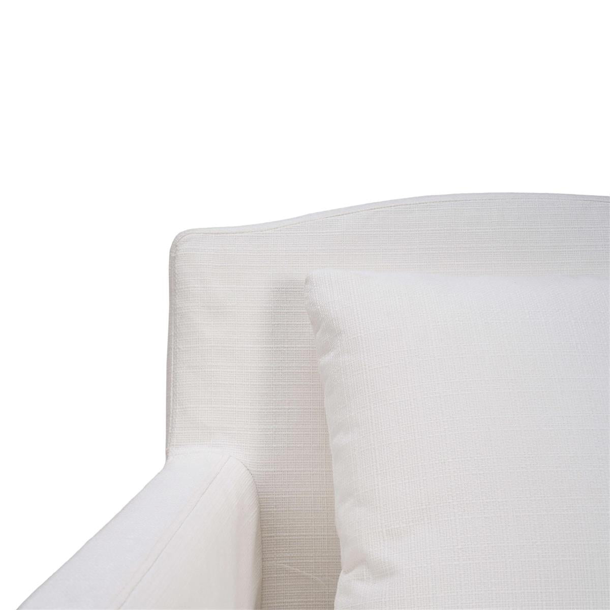 Bramble St.James Slipcoveed Chair w /Arctic Fabric — Straw Wash / Arctic