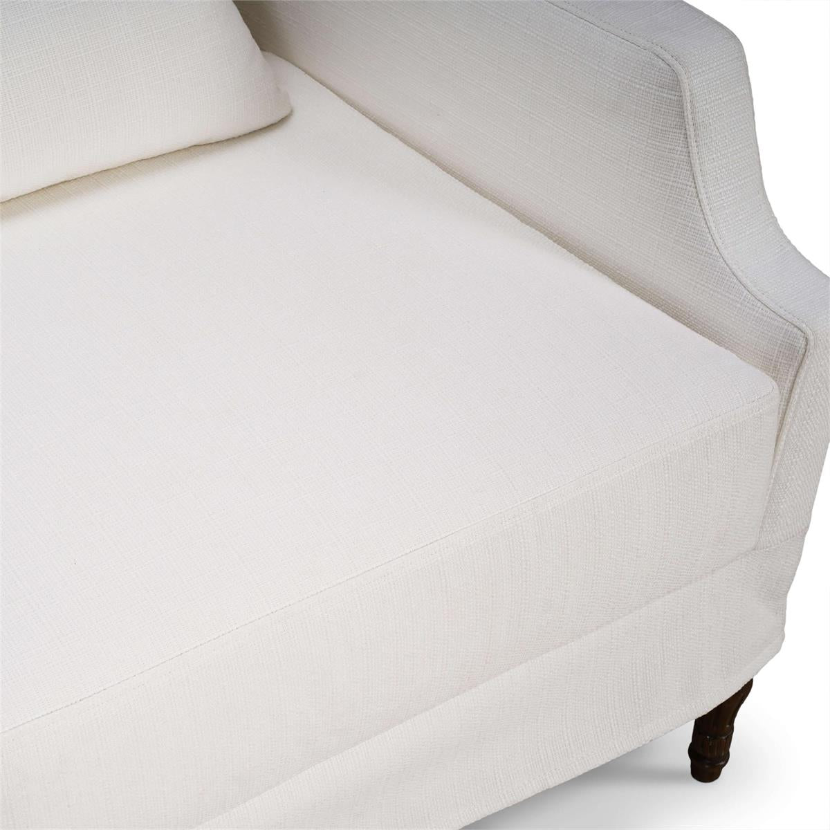 Bramble St.James Slipcoveed Chair w /Arctic Fabric — Straw Wash / Arctic