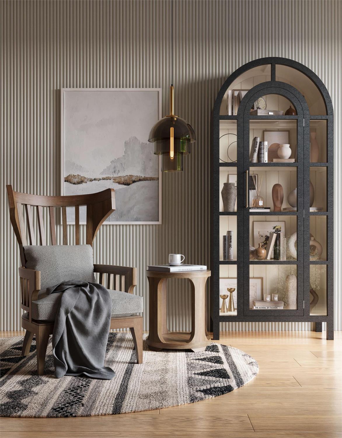 Bramble Corte End Table — Straw Wash