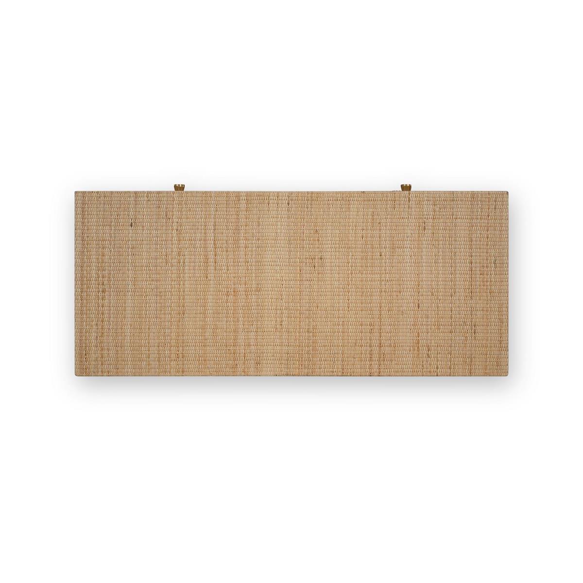 Bramble Kagu 3 Drawer Dresser Wrapped — Rattan Natural