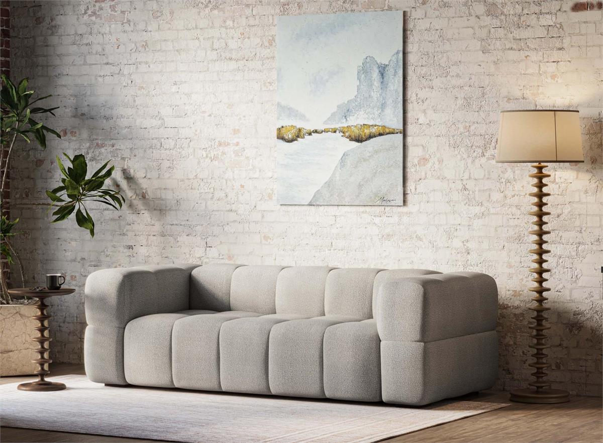 Bramble Milano Floor Lamp — Fruit Wood / Pebble