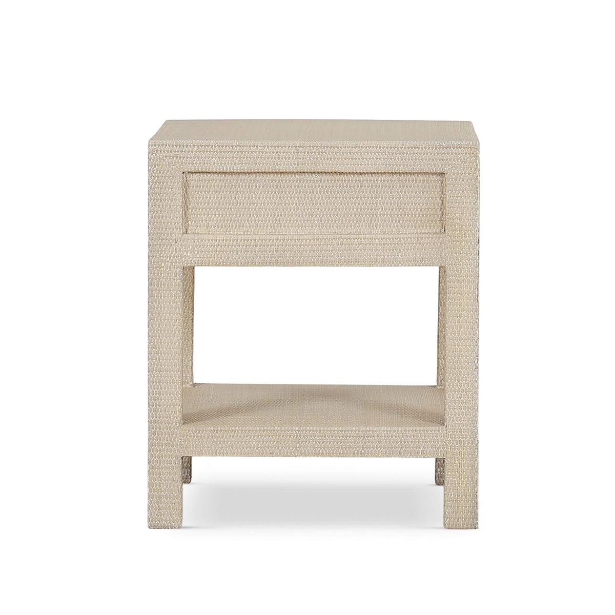Bramble Kagu 1 Drawer Nightstand Wrapped — Rattan Sandbar