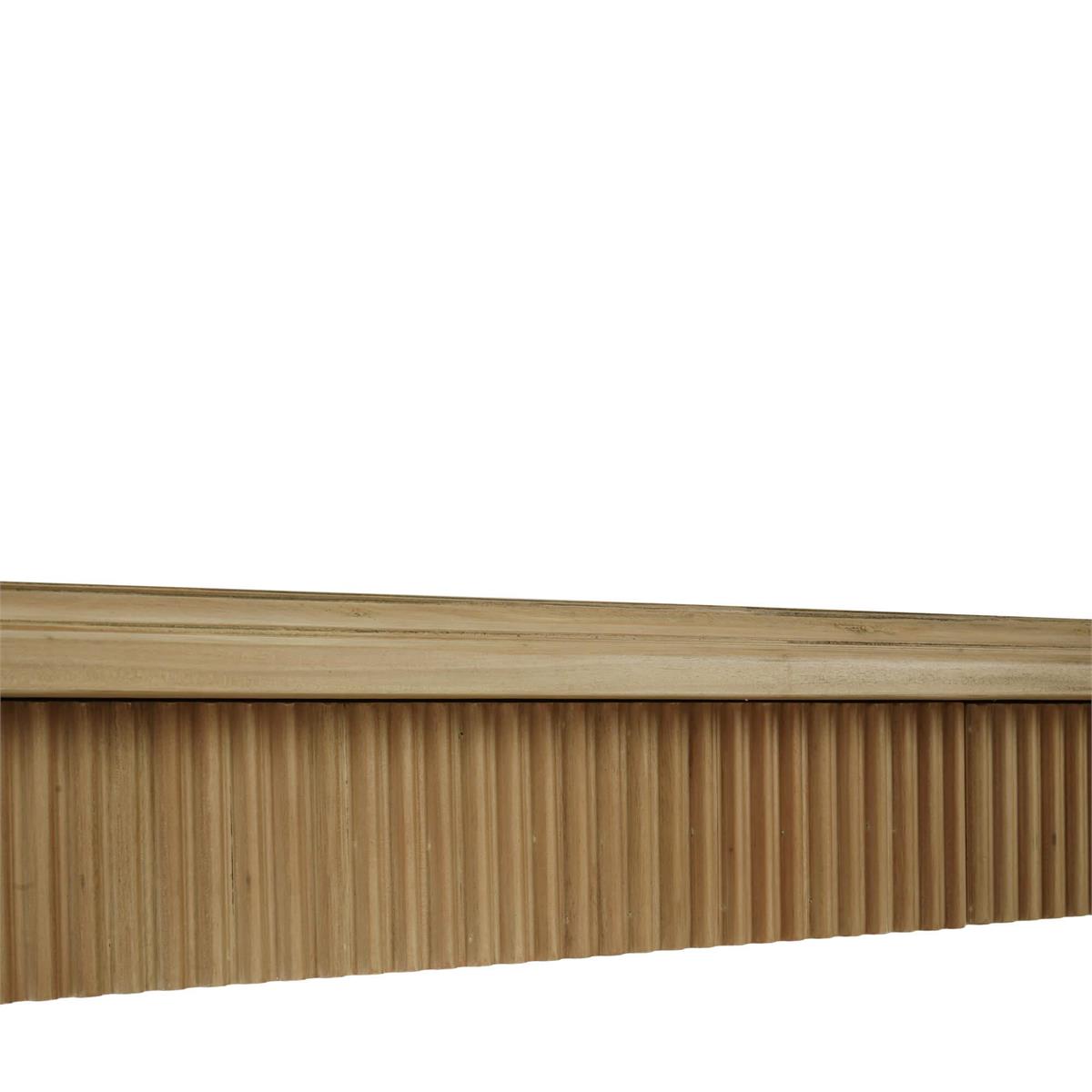 Bramble Kraton 2 Drawer Pedestal Console Table — Fruit Wood