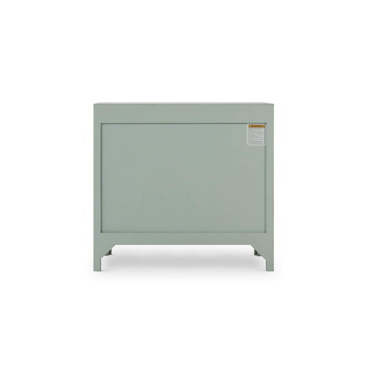 Bramble Chloe 3 Drawer Dresser — Vintage Fennel Green / Light Distressed
