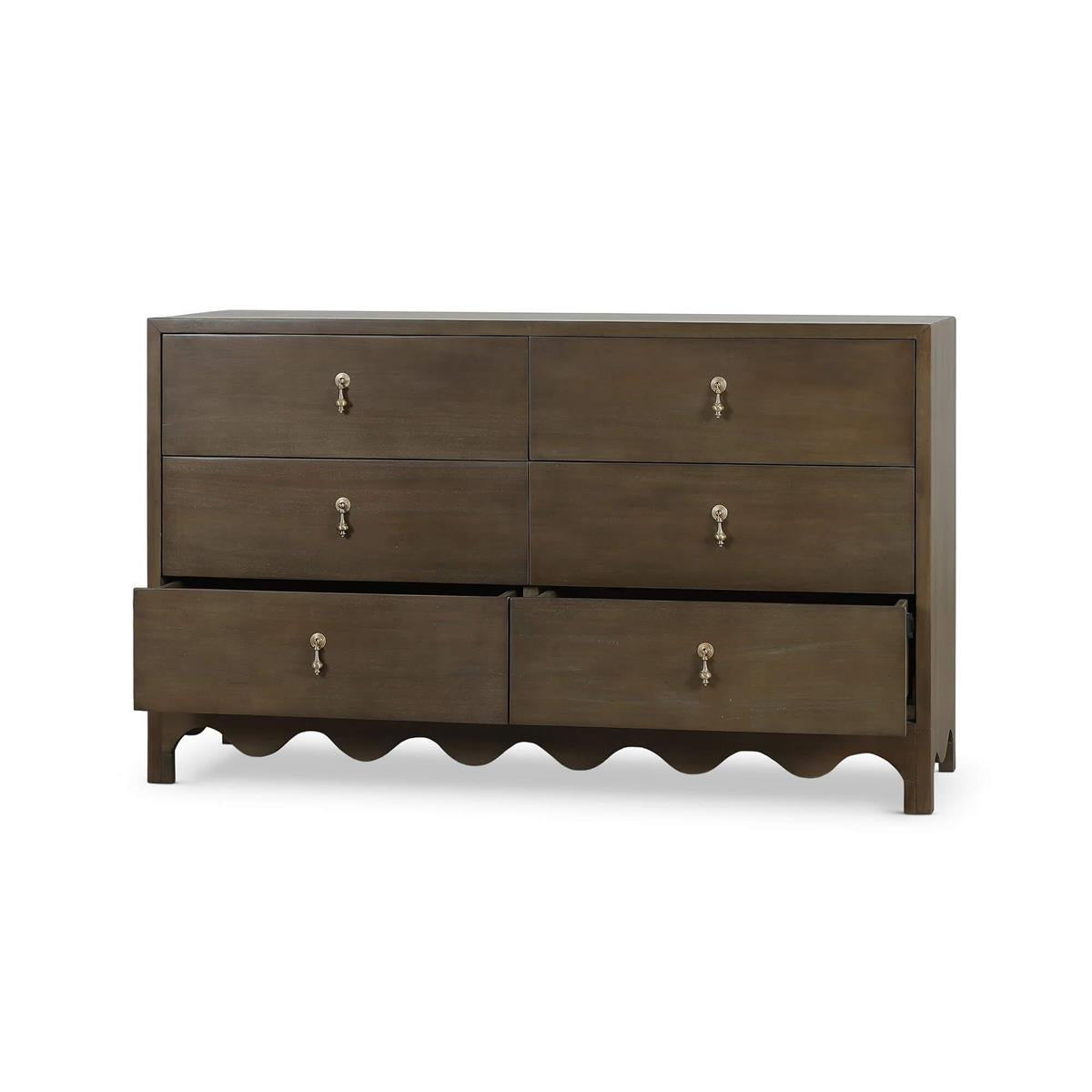 Bramble Chloe 6 Drawer Dresser — Straw Wash