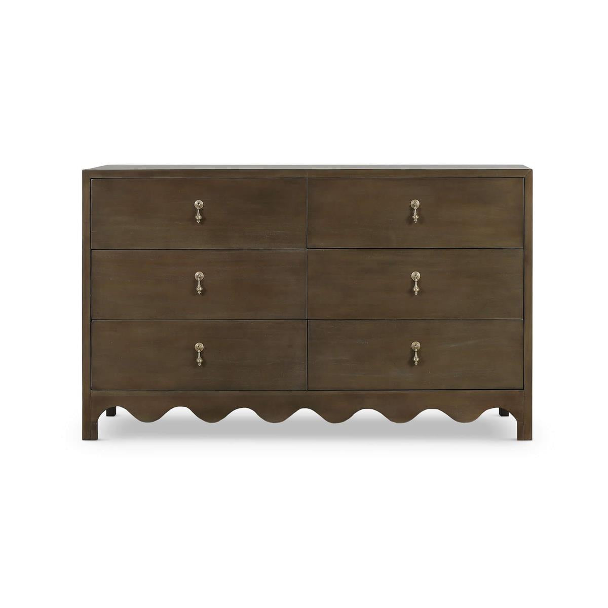 Bramble Chloe 6 Drawer Dresser — Straw Wash
