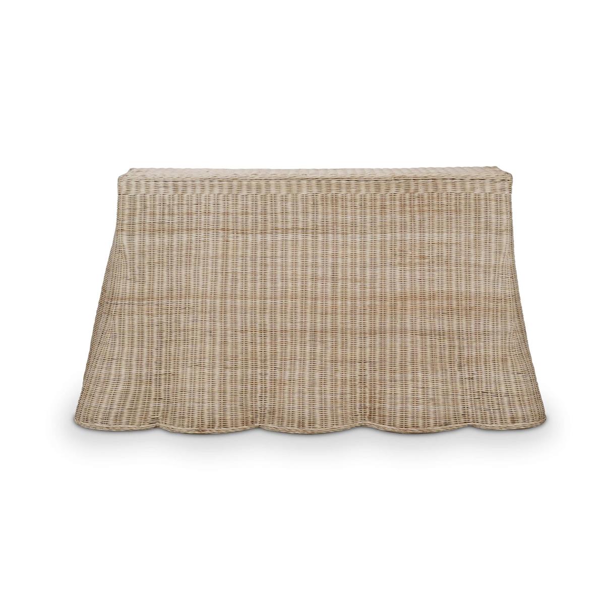 Bramble Newport Console Table — Rattan Natural
