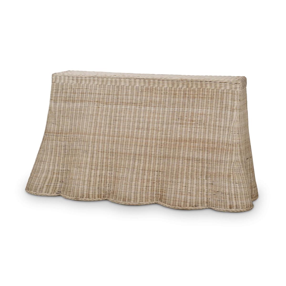 Bramble Newport Console Table — Rattan Natural