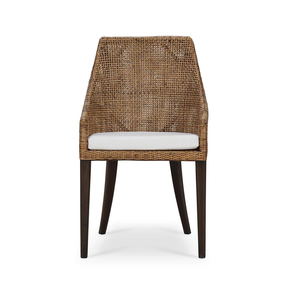 Bramble Savanah Dining Chair — Dark Walnut / Arctic