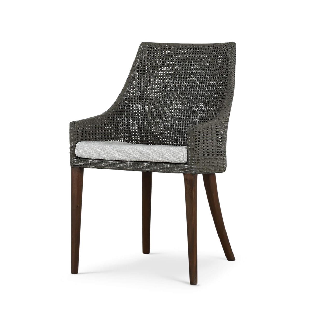Bramble Savanah Dining Chair — Dark Walnut / Dinara Natural