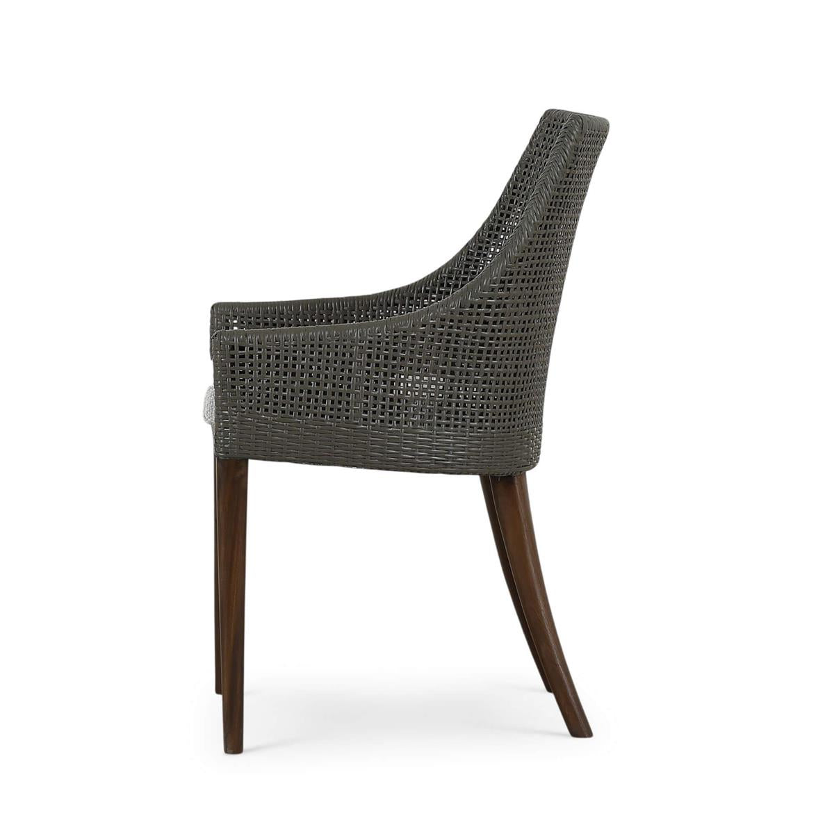 Bramble Savanah Dining Chair — Dark Walnut / Dinara Natural