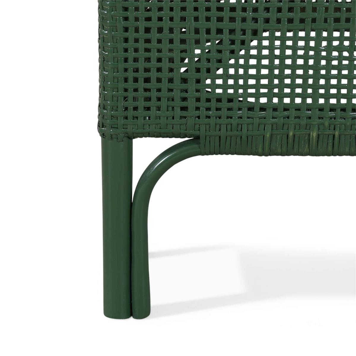 Bramble Cristo Dining Chair — Ivy Shiny / Dinara Natural