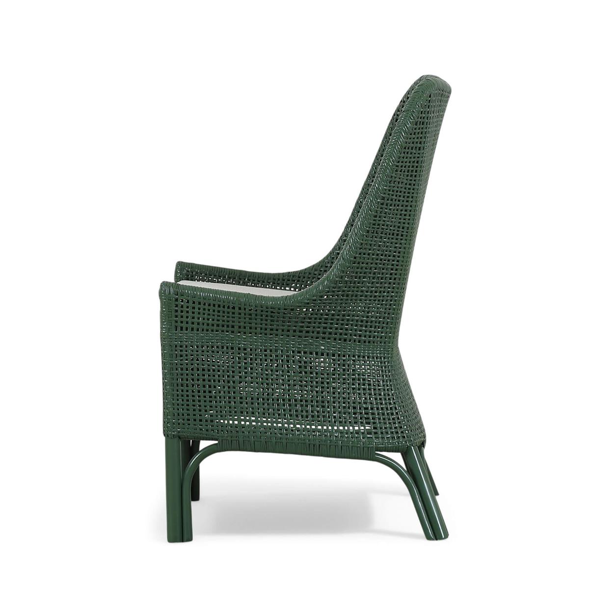 Bramble Cristo Dining Chair — Ivy Shiny / Dinara Natural