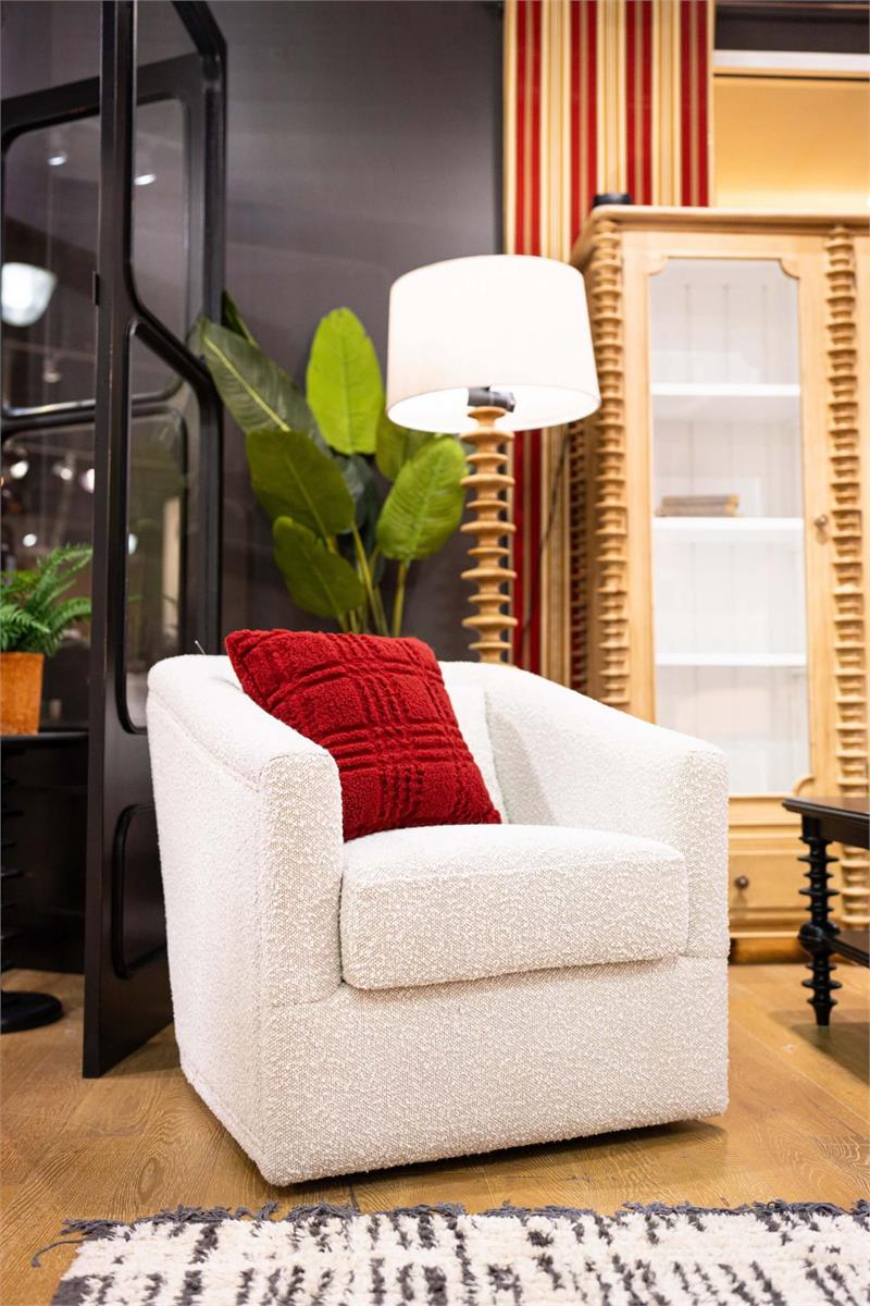 Bramble Victor Swivel Chair — Boucle Sand