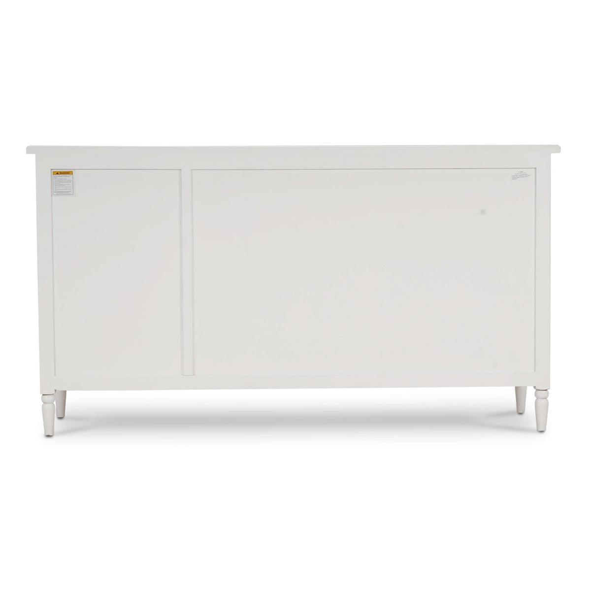 Bramble Cholet 7 Drawer Dresser — Architectural White / Light Distressed