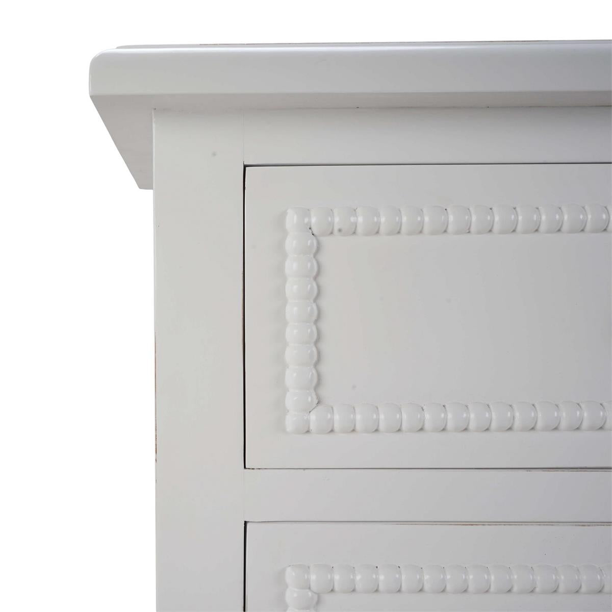 Bramble Cholet Lingerie Chest — Architectural White / Light Distressed