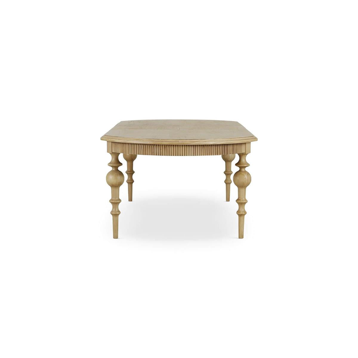Bramble Kraton Butterfly Oval Extension Dining Table 80- 102" — Fruit Wood