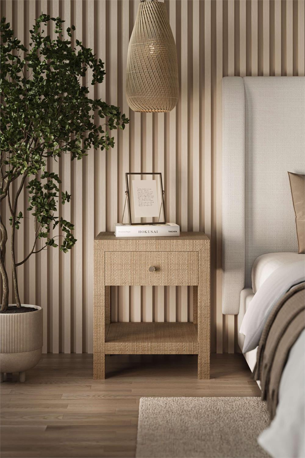 Bramble Luxor Upholstered Bed King — Arctic