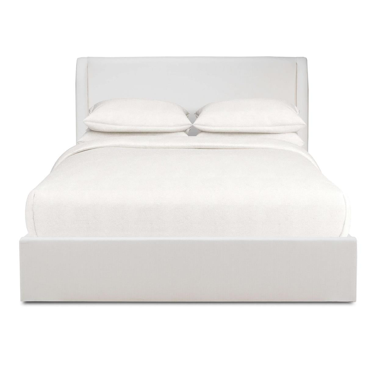 Bramble Luxor Upholstered Bed King — Arctic