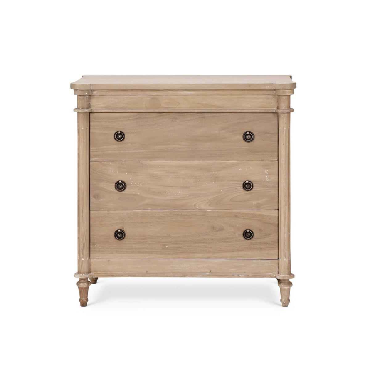 Bramble Kelly 3 Drawer Bedside Cabinet — Sandbar