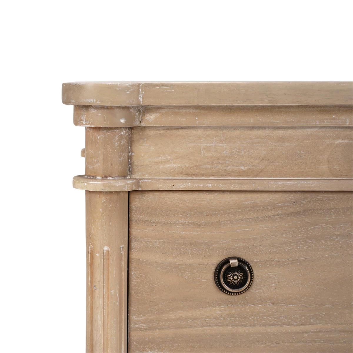 Bramble Kelly 3 Drawer Bedside Cabinet — Sandbar