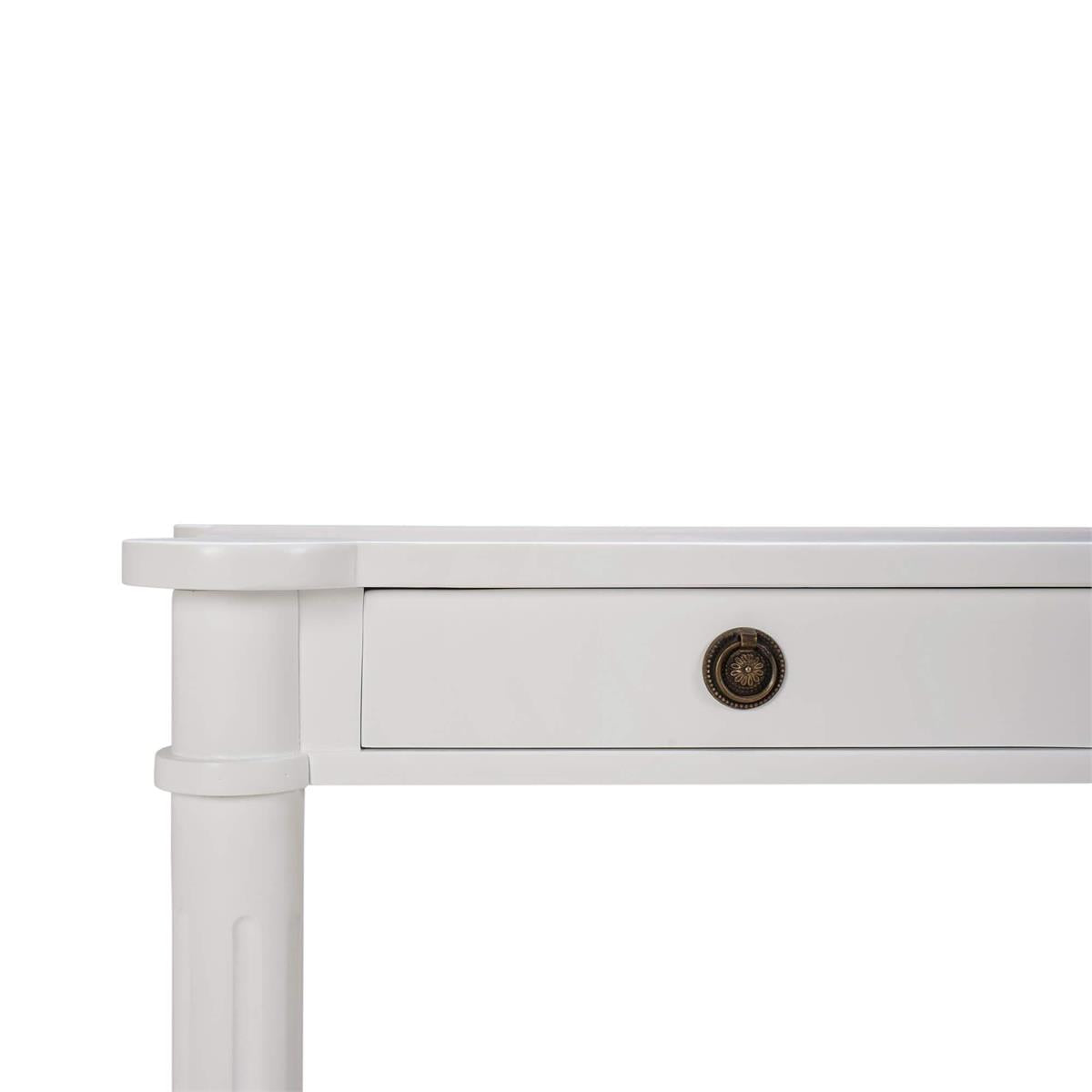 Bramble Kelly 3 Drawer Desk — True White *