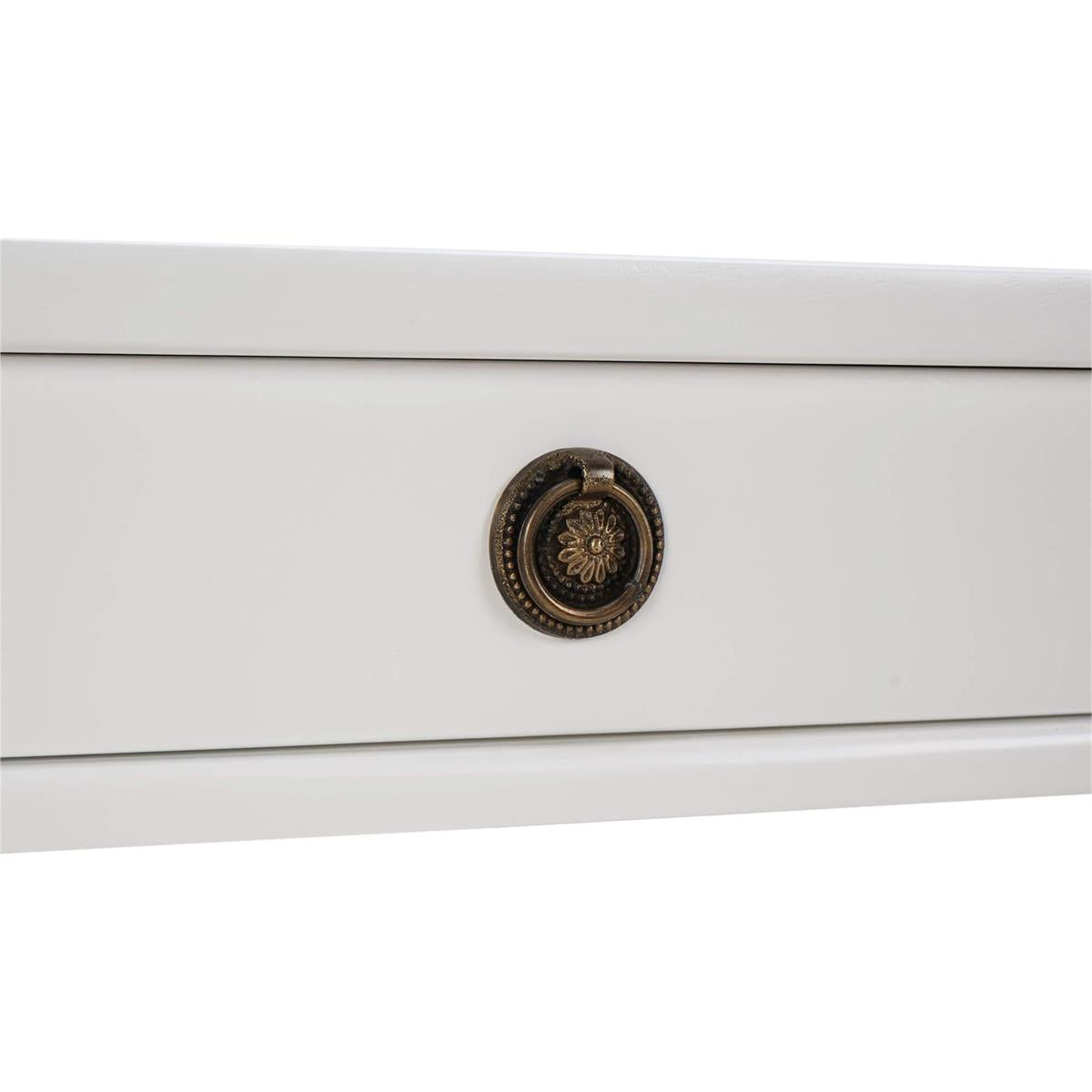 Bramble Kelly 3 Drawer Desk — True White *