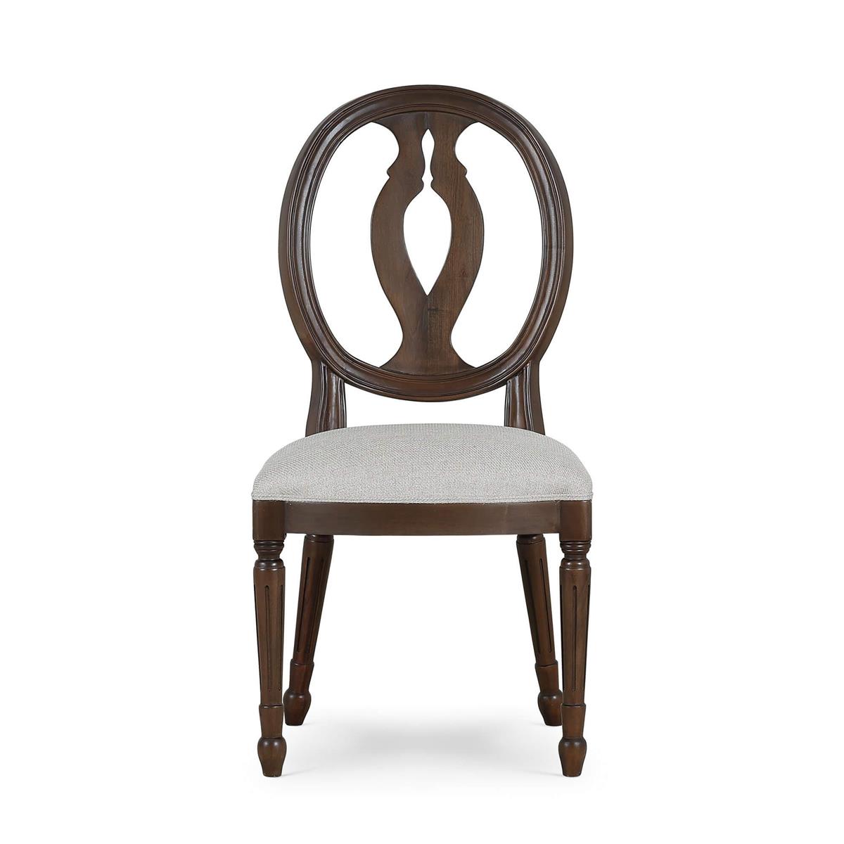 Bramble Fiona Dining Chair — Dark Walnut / Truffle