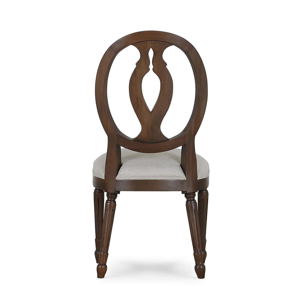 Bramble Fiona Dining Chair — Dark Walnut / Truffle