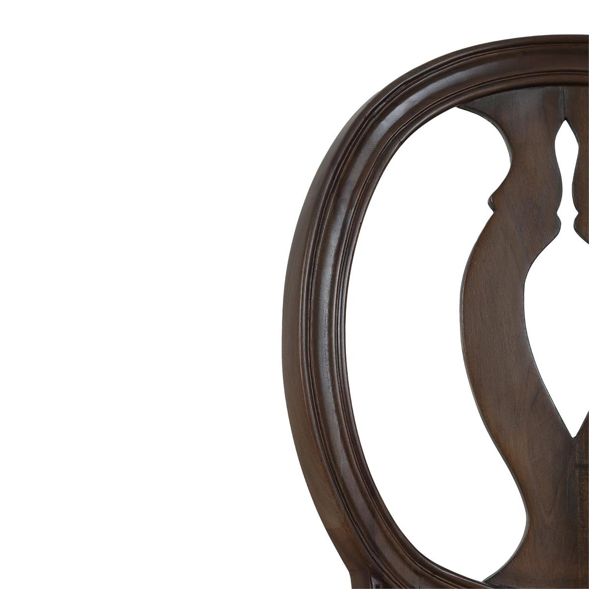 Bramble Fiona Dining Chair — Dark Walnut / Truffle