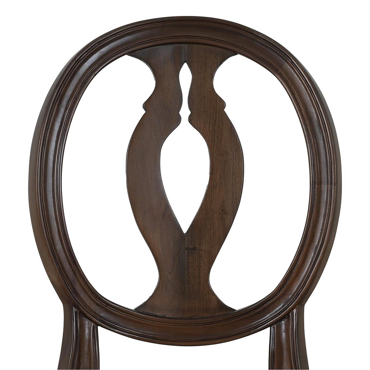 Bramble Fiona Dining Chair — Dark Walnut / Truffle