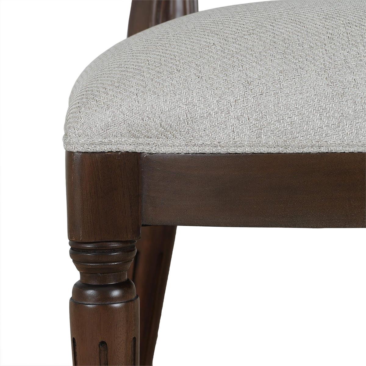 Bramble Fiona Dining Chair — Dark Walnut / Truffle