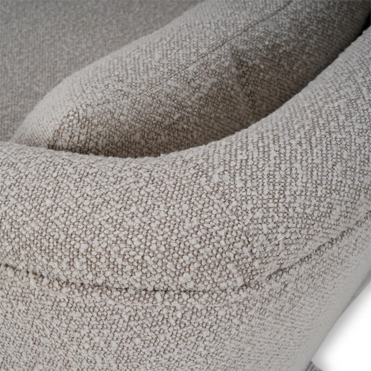 Bramble Victor Love Seat — Boucle Sand