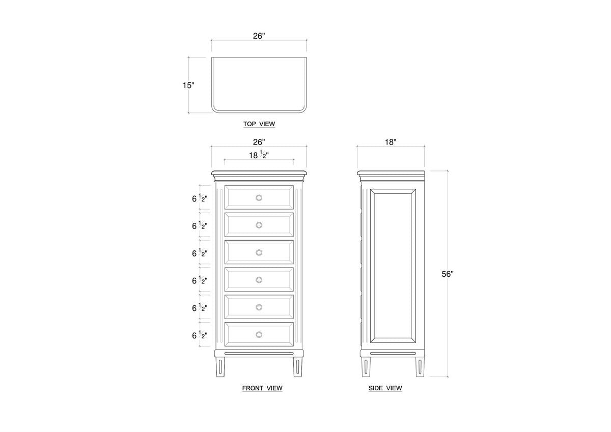 Bramble Hayward Lingerie Chest — Fruit Wood