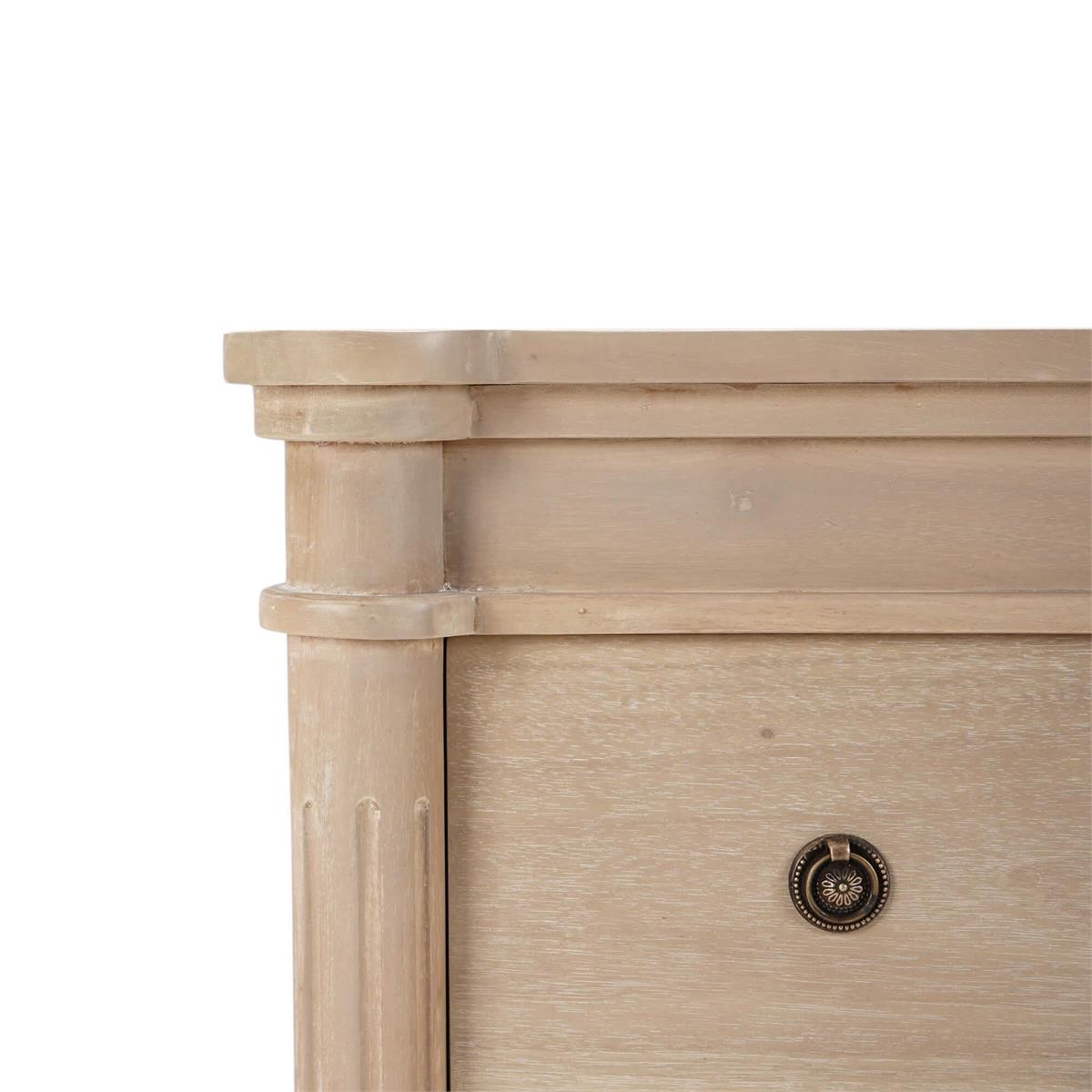 Bramble Kelly 3 Drawer Bedside Cabinet — Sandbar