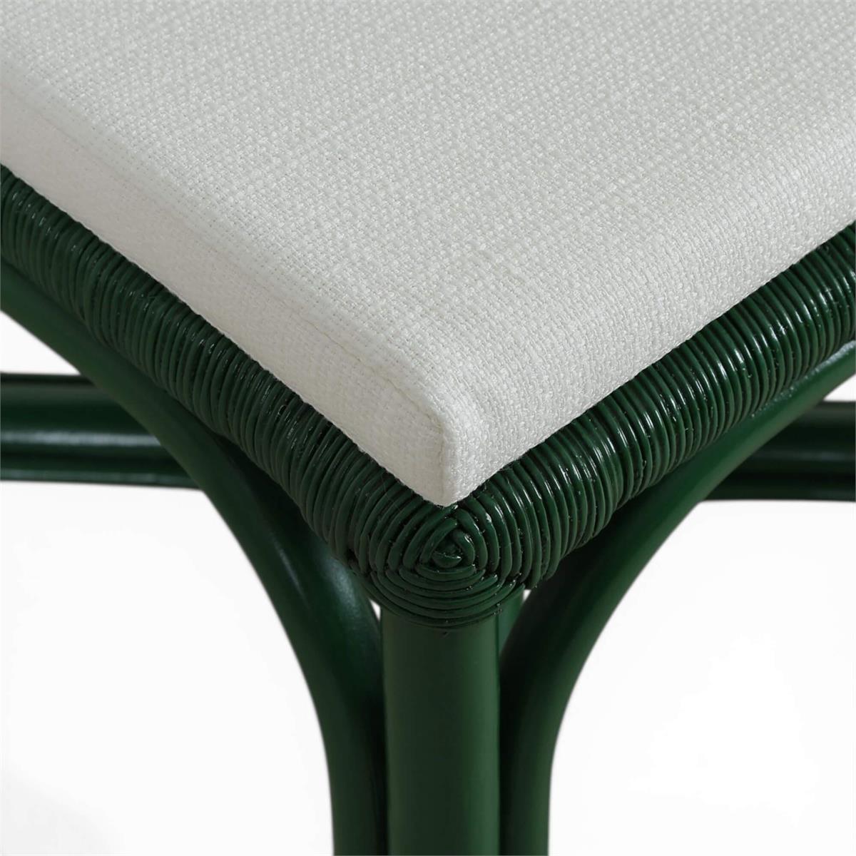 Bramble Oceana Rattan Dining Chair — Jade Green  * / Arctic