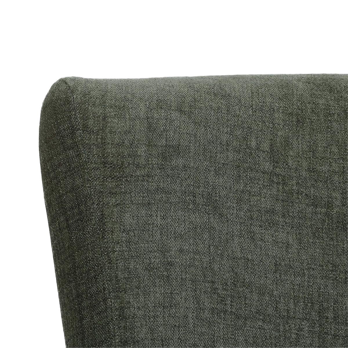 Bramble Genevieve Dining Chair — Dark Walnut / Thames Moss Green