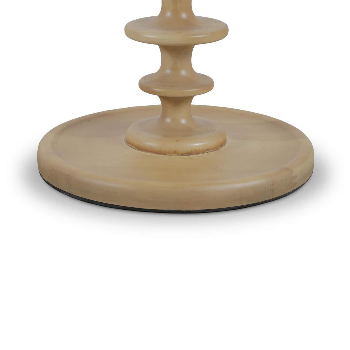 Bramble Milano Round Side Table — Fruit Wood