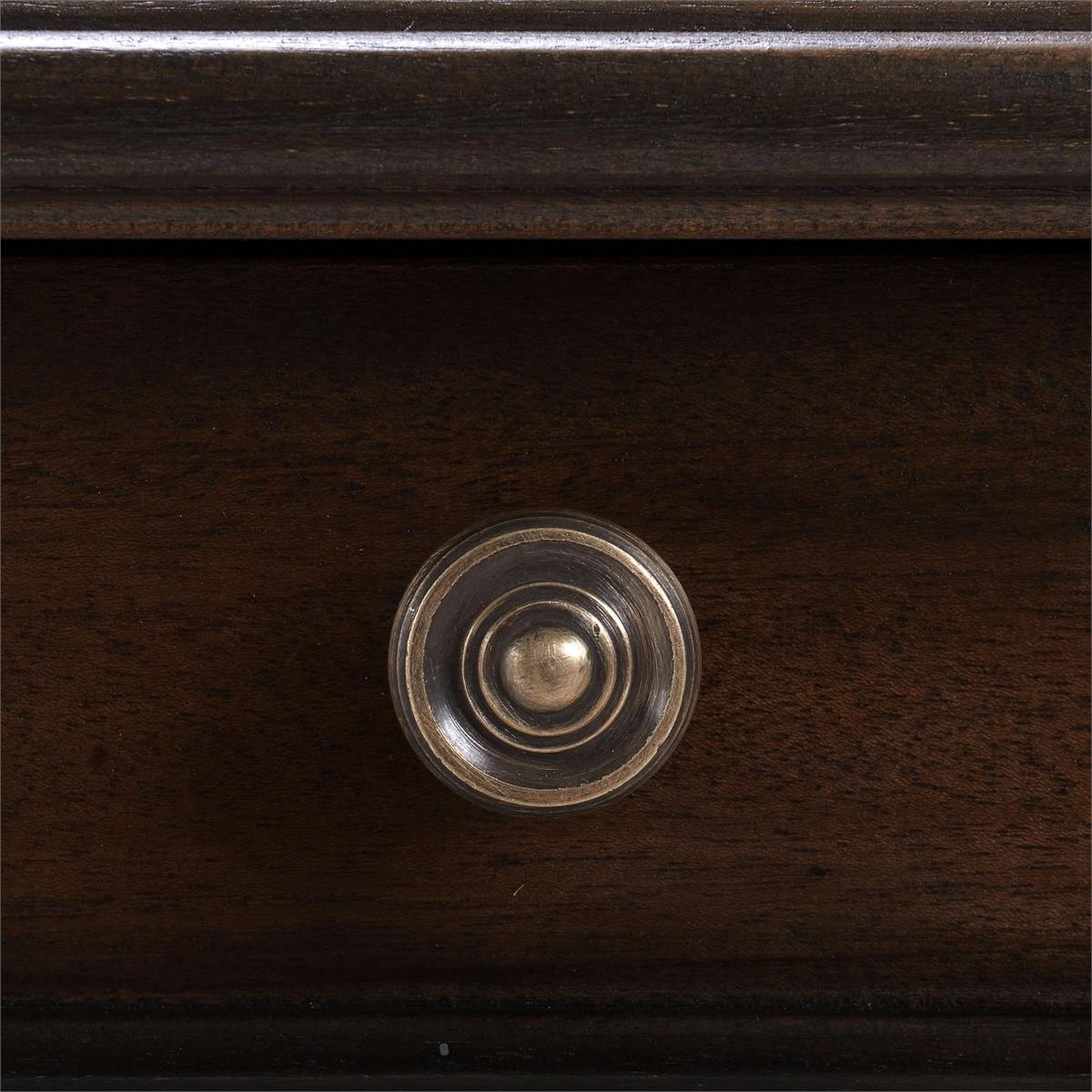 Bramble Milano Side Table — Dark Walnut