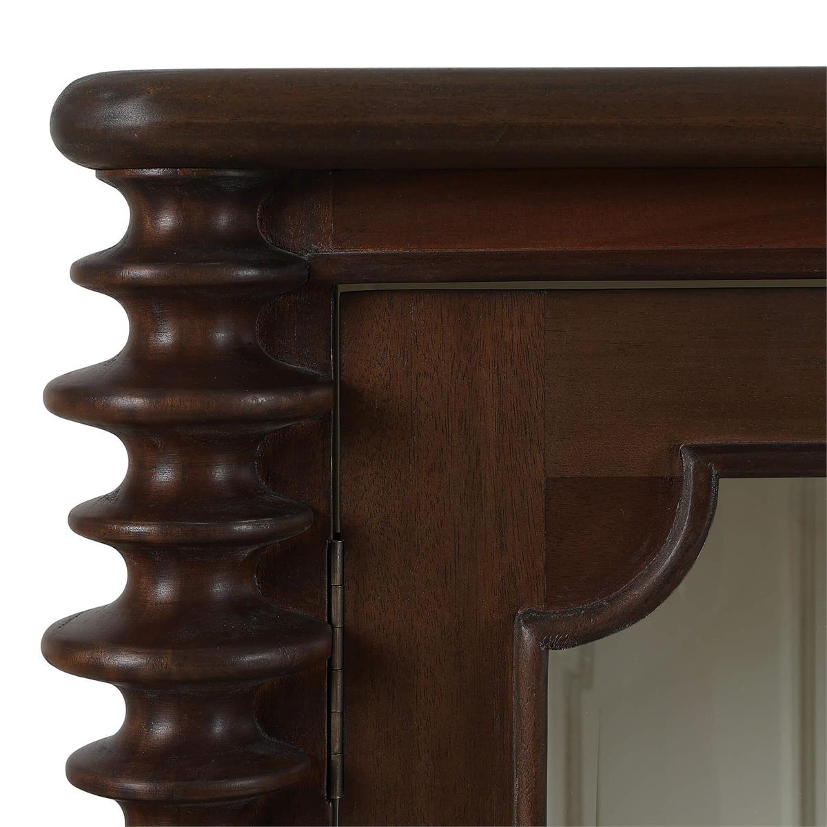 Bramble Milano 4 Door Sideboard — Dark Walnut / Putty