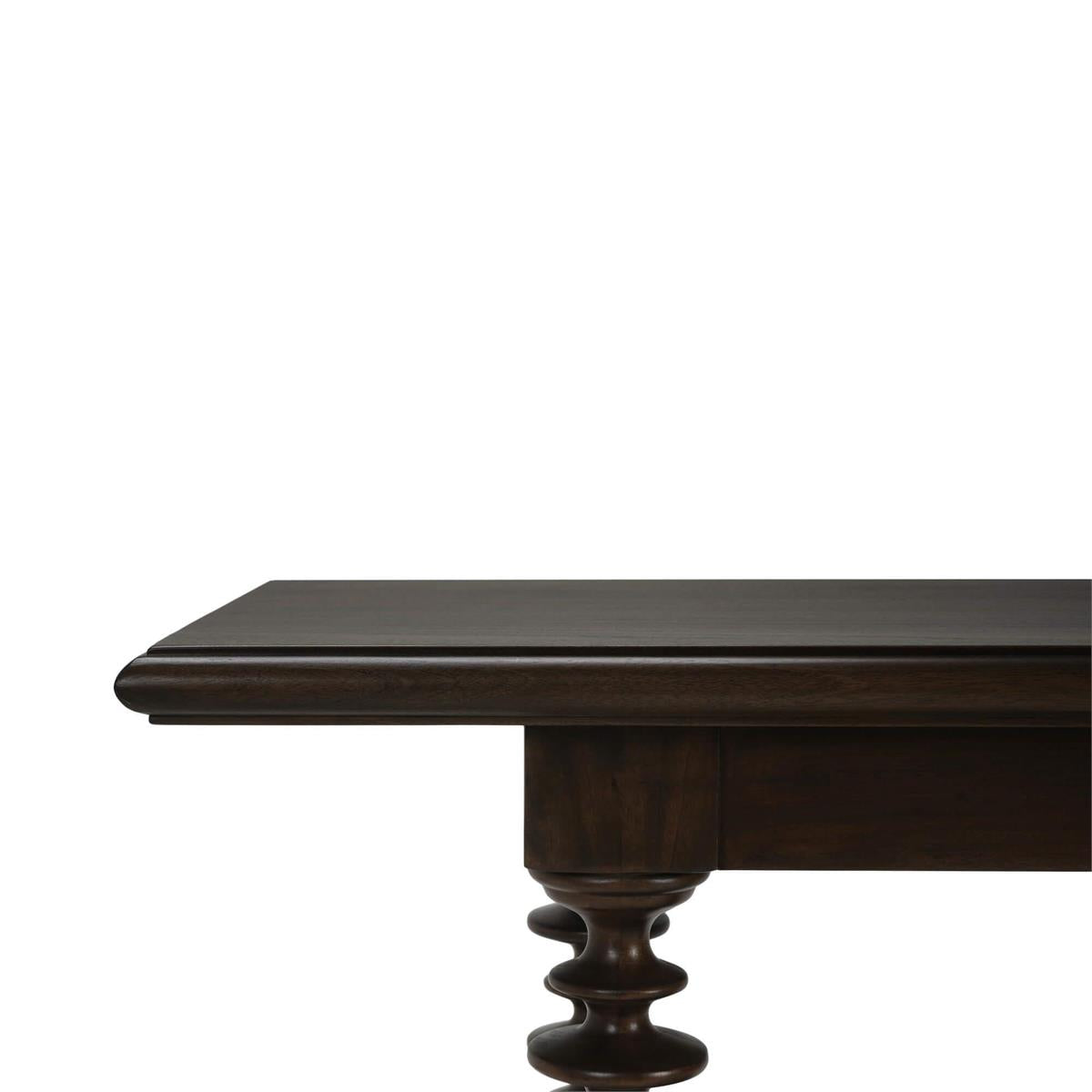 Bramble Milano Console Table — Dark Walnut
