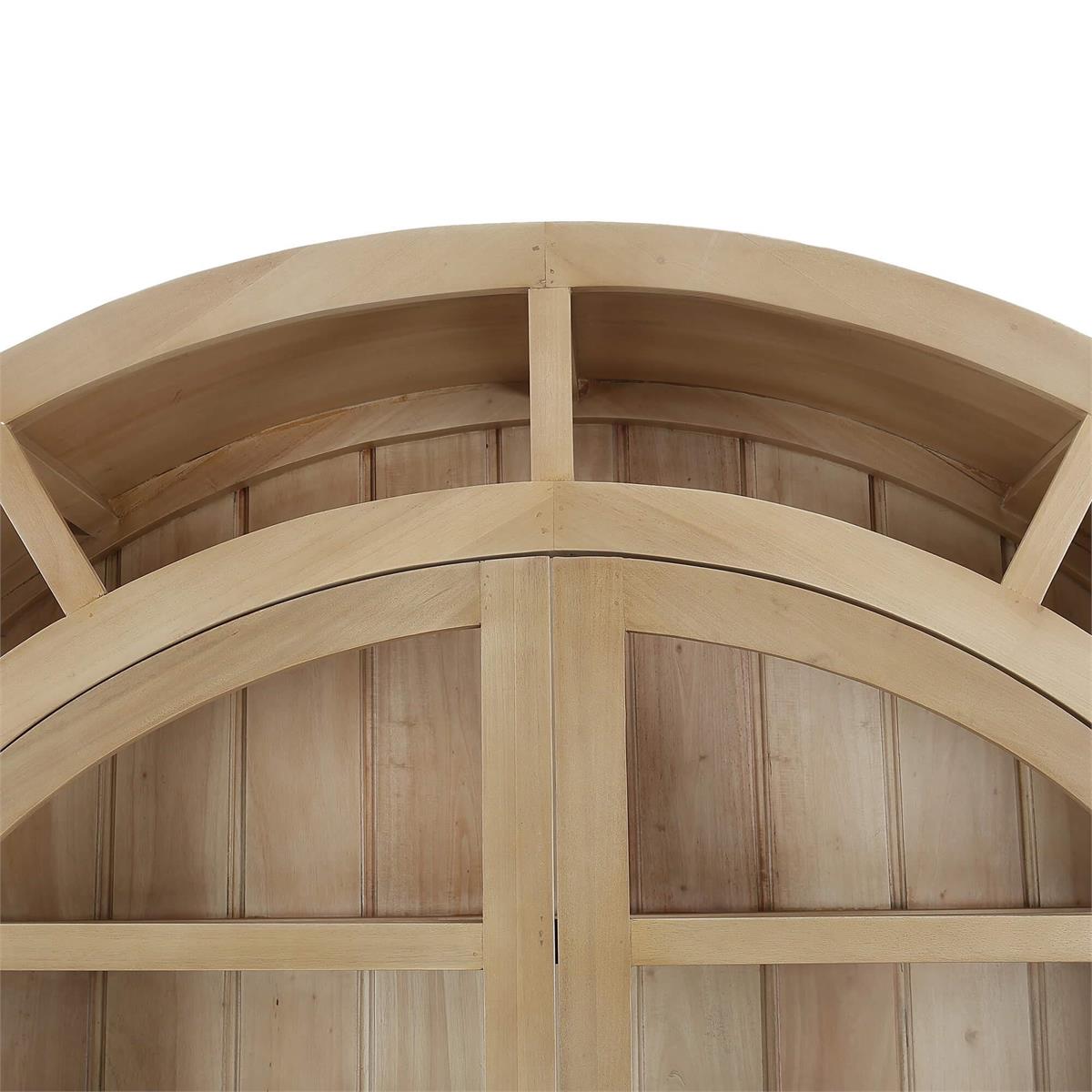Bramble Vannes 2 Door Display Cabinet — Fruit Wood