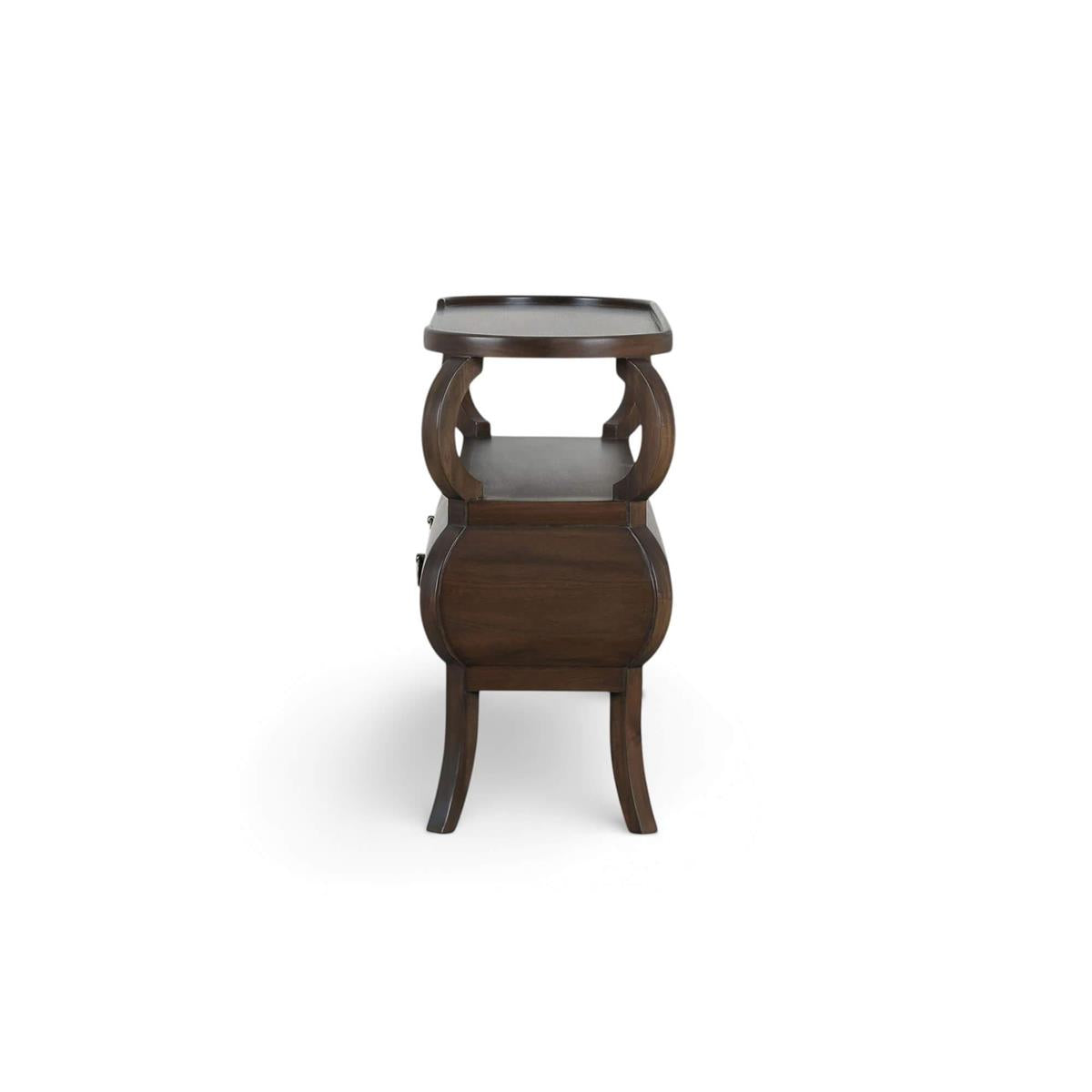 Bramble Savannah Console Table w/ 2 Drawers — Dark Walnut