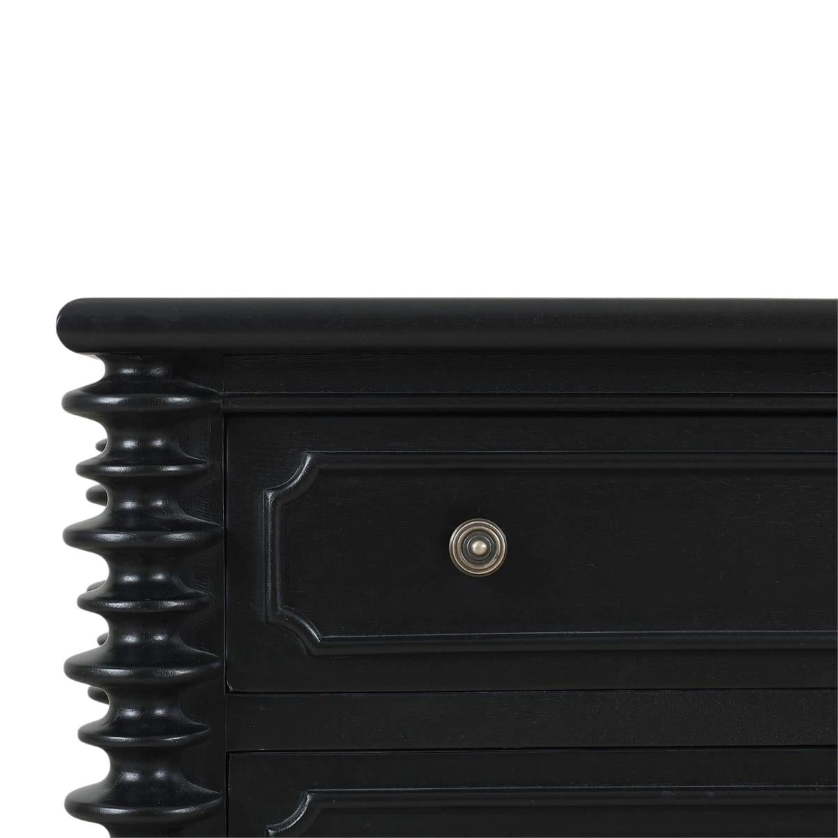 Bramble Milano Sideboard w/ 4 Drawers — Batavia Black