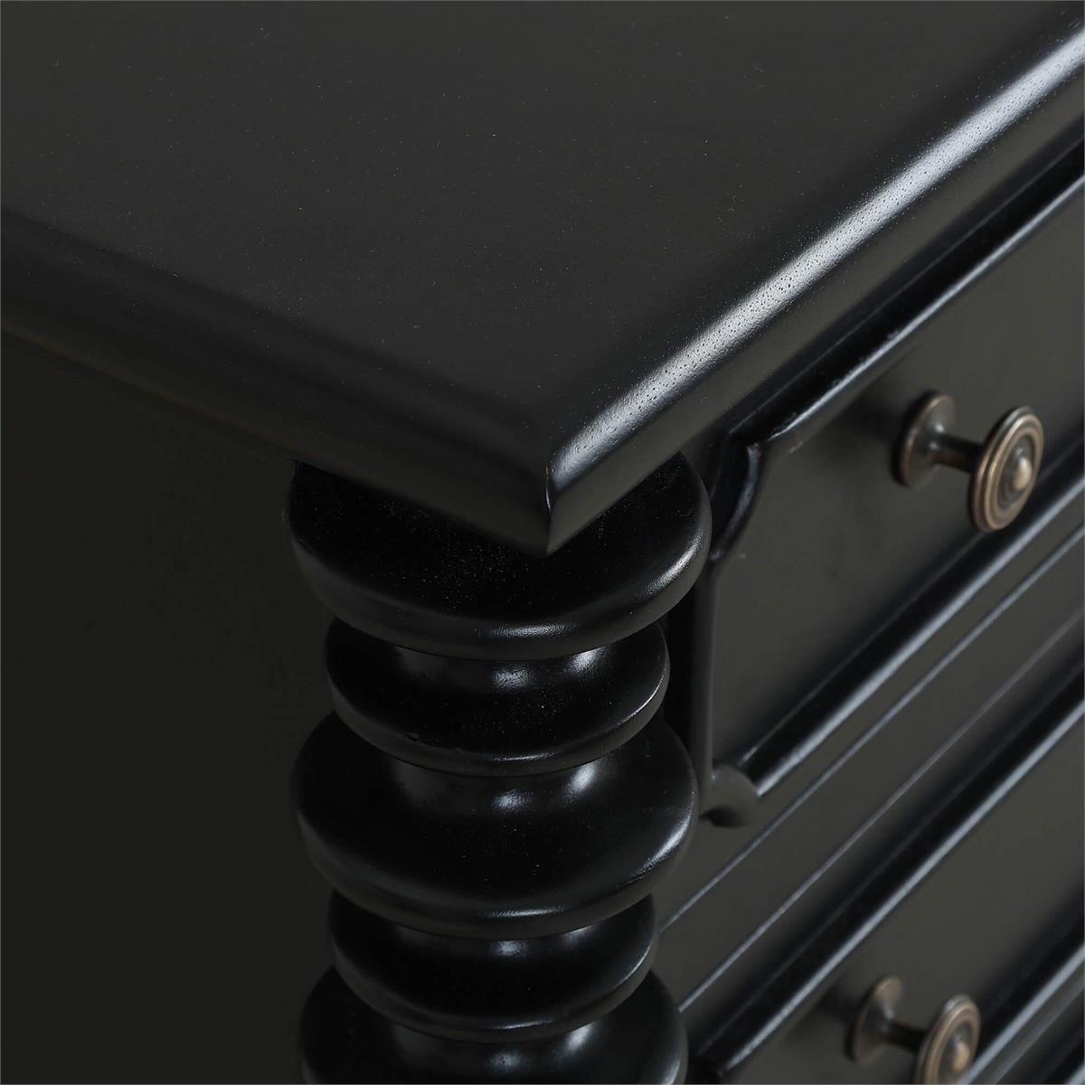 Bramble Milano Sideboard w/ 4 Drawers — Batavia Black